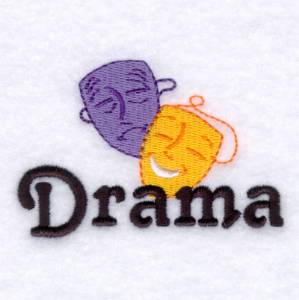 Picture of Drama Machine Embroidery Design