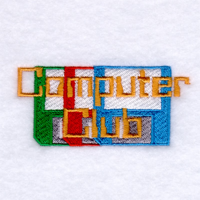 Computer Club Machine Embroidery Design