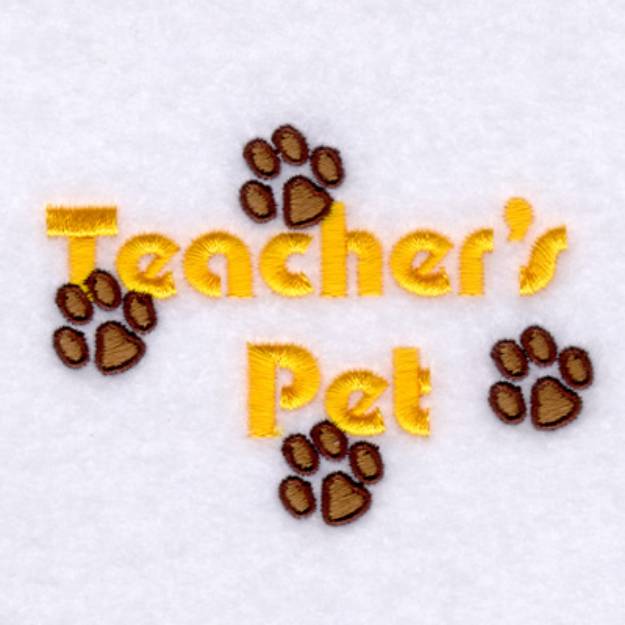 Picture of Teachers Pet Machine Embroidery Design