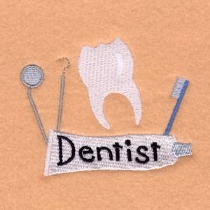 Picture of Dentist Machine Embroidery Design