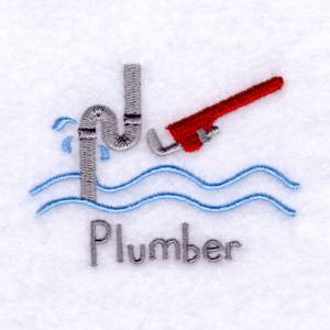 Picture of Plumber Machine Embroidery Design