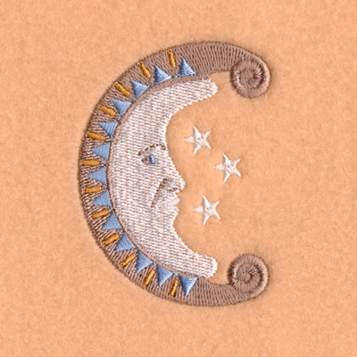 Southern Moon Machine Embroidery Design