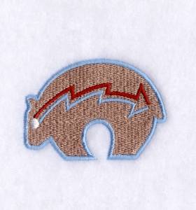 Picture of Pueblo Bear Machine Embroidery Design