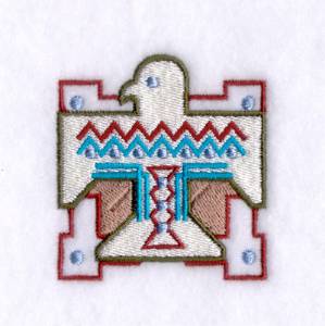 Picture of T-Bird Square Machine Embroidery Design