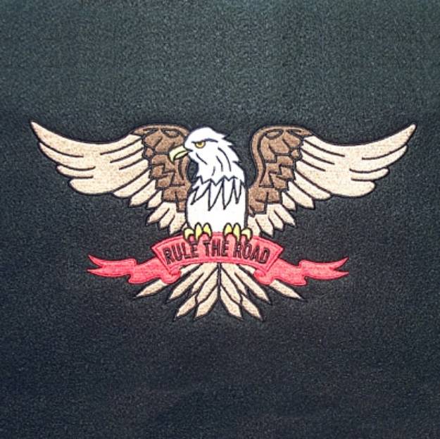 Picture of Eagle Rule the Road! Machine Embroidery Design
