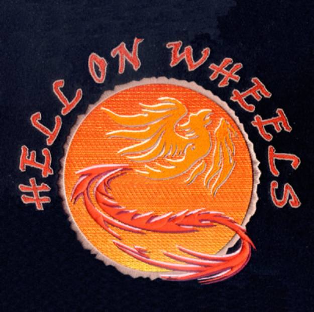 Picture of Hell On Wheels [Applique] Machine Embroidery Design