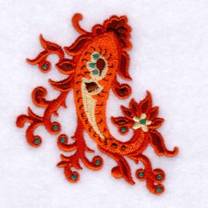 Picture of Paisley #6 - Small Machine Embroidery Design