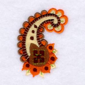 Picture of Paisley #5 - Small Machine Embroidery Design