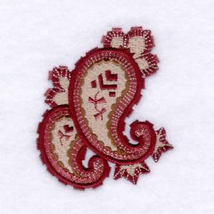 Picture of Paisley #2 - Small Machine Embroidery Design