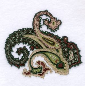 Picture of Paisley #2 - Large Machine Embroidery Design