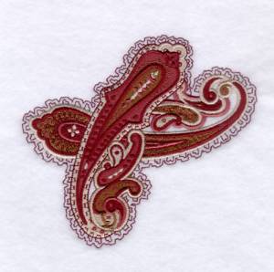 Picture of Paisley #4 - Large Machine Embroidery Design