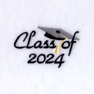 Class of 2024! Machine Embroidery Design