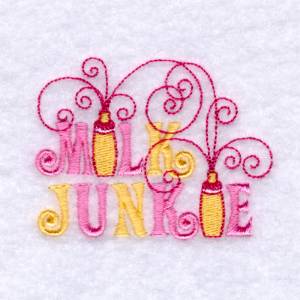 Picture of Milk Junkie Machine Embroidery Design
