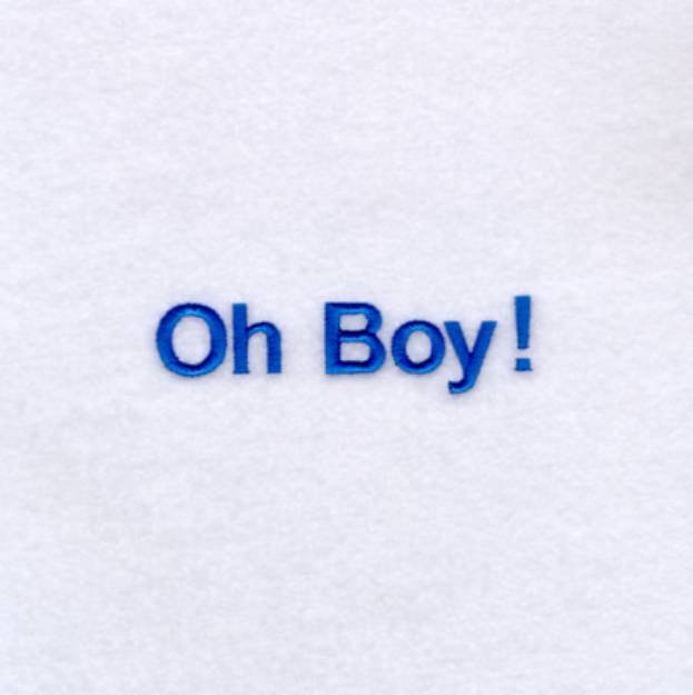 Picture of Oh Boy! Machine Embroidery Design