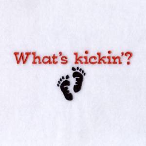 Picture of Whats Kickin? Machine Embroidery Design