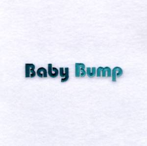 Picture of Baby Bump Machine Embroidery Design