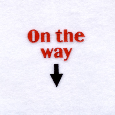On the way Machine Embroidery Design