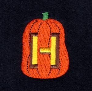 Picture of Jack-O-Lantern H Machine Embroidery Design