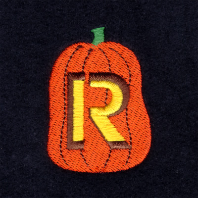 Jack-O-Lantern R Machine Embroidery Design