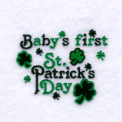 St. Patricks Day Machine Embroidery Design