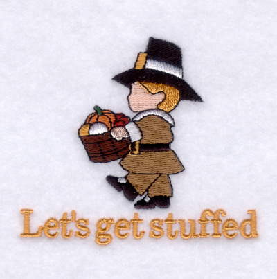 Lets Get Stuffed Machine Embroidery Design