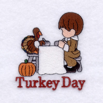 Turkey Day Machine Embroidery Design