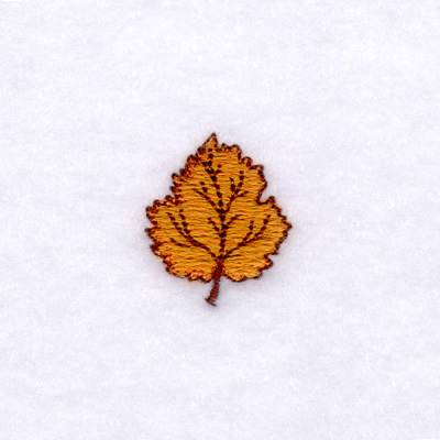 Small Fall Leaf Machine Embroidery Design