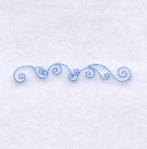 Picture of Snow Swirls Machine Embroidery Design