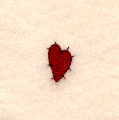 Country Heart Machine Embroidery Design