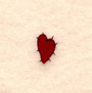 Picture of Country Heart Machine Embroidery Design