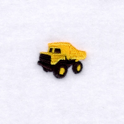 Mini Dump Truck Machine Embroidery Design