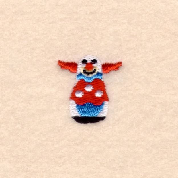 Picture of Mini Punching Clown Machine Embroidery Design