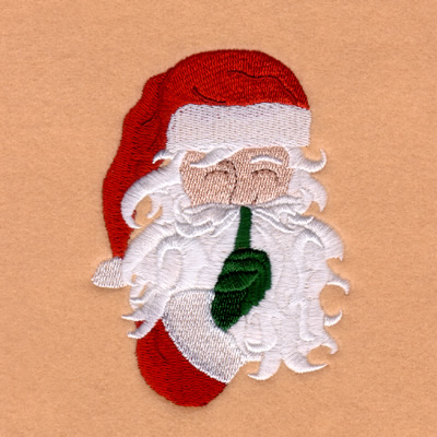 Silent Santa Machine Embroidery Design