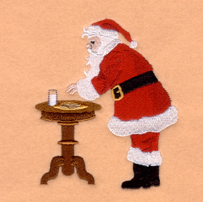 Santas Food Machine Embroidery Design