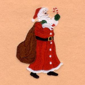 Picture of Old St. Nick Machine Embroidery Design