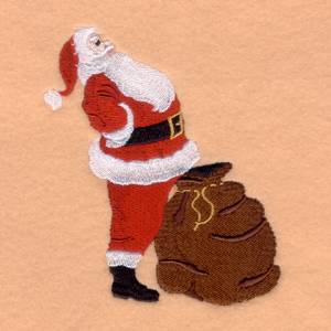 Picture of Jolly Santa Machine Embroidery Design
