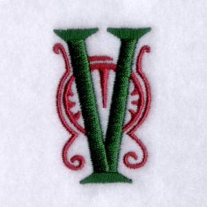 Picture of Art Deco "V" Machine Embroidery Design