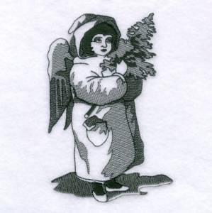 Picture of Snow Angel Machine Embroidery Design