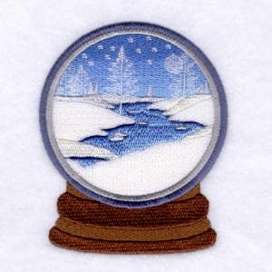 Picture of Winter Landscape Machine Embroidery Design