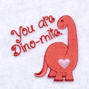 Picture of You are Dino-mite Machine Embroidery Design