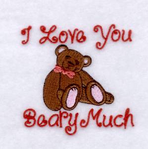 Picture of Beary Much Machine Embroidery Design