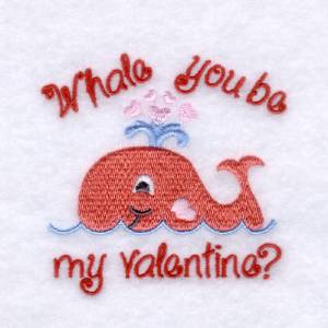 Picture of Be my Valentine Machine Embroidery Design