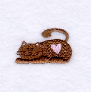 Picture of Cat Love Machine Embroidery Design