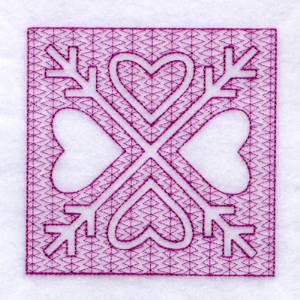Picture of Cupid Hearts Machine Embroidery Design