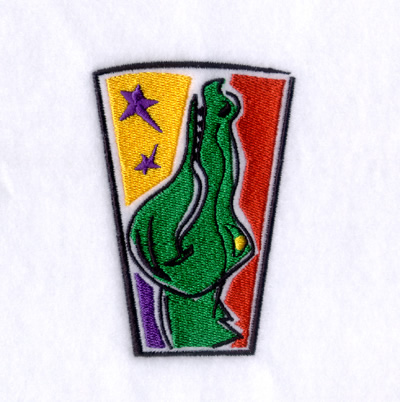 Alligator Machine Embroidery Design