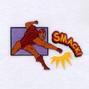 Picture of Smack! Machine Embroidery Design