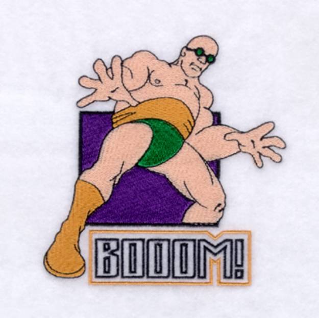 Picture of Booom! Machine Embroidery Design