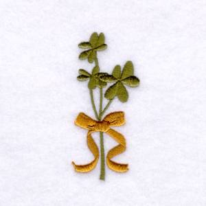 Picture of Shamrock Bouquet #2 Machine Embroidery Design