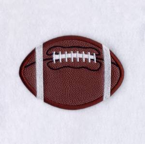 Picture of Football Applique (Satin) Machine Embroidery Design