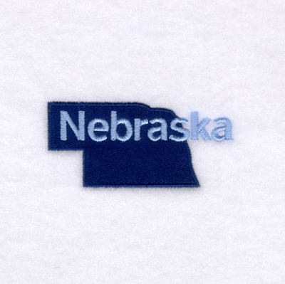 Nebraska State Machine Embroidery Design
